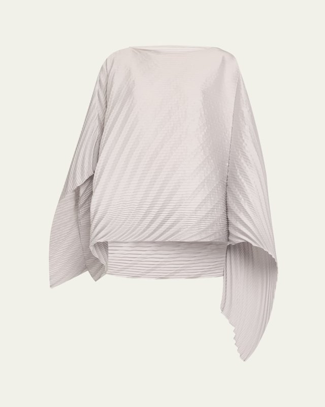 Nuance Pleated Poncho